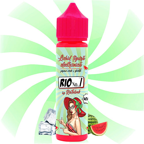 Lichid fara nicotina 40 ml pentru tigara electronica cu aroma de pepene verde si gheata RIO Girls No. 7